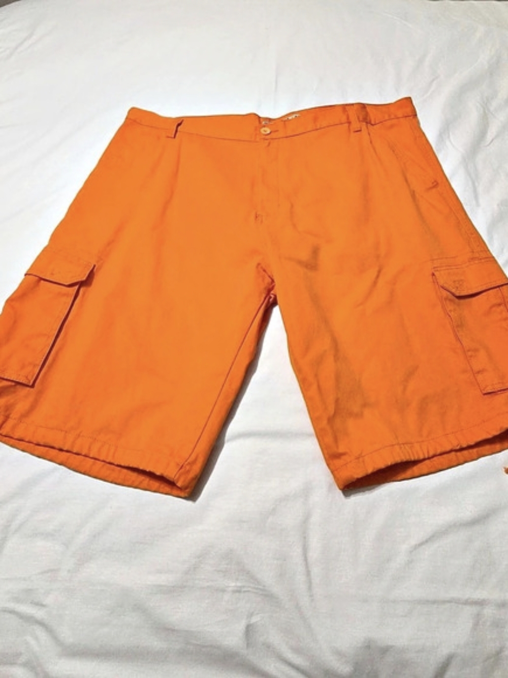 Noiz Vintage Y2K Orange Cargo Shorts